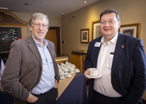 Professor Trevor Gilliland (ex AFBI) and Michael Bell (NIFDA)