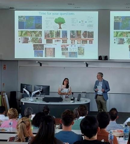 Erica Soldi from Trinity College Dublin identifying ash dieback and other pests and pathogens of Fraxinus on the island of Ireland Erica Soldi from Trinity College Dublin identifying ash dieback and other pests and pathogens of Fraxinus on the island of Ireland