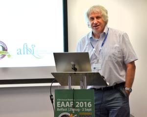 Dr Matt Service (AFBI) during the Aquaculture Session at EAAP16 Dr Matt Service (AFBI) during the Aquaculture Session at EAAP16