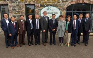 AFBI CEO Professor Elaine Watson welcomes delegation from Jiangxi Province, together with Professor Trevor Gilliland (AFBI), Mrs Lesley Fay (DAERA) and Mr Jason Rankin (AgriSearch) AFBI CEO Professor Elaine Watson welcomes delegation from Jiangxi Province, together with Professor Trevor Gilliland (AFBI), Mrs Lesley Fay (DAERA) and Mr Jason Rankin (AgriSearch)