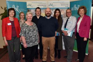 Food Research Branch staff who gave presentations with Joy Alexander from CAFRE on the far left