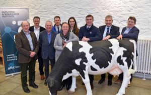 Dr Sam Strain (CEO, AHWNI), Martin Mulholland (DAERA), Professor Gerry Boyle (Chair of AgriSearch), Don Morrow (CAFRE), Professor Elizabeth Magowan (Director AFBI), Gill Gallagher (CEO NIGTA), Professor Steven Morrison (Head of Sustainable Livestock Syst Dr Sam Strain (CEO, AHWNI), Martin Mulholland (DAERA), Professor Gerry Boyle (Chair of AgriSearch), Don Morrow (CAFRE), Professor Elizabeth Magowan (Director AFBI), Gill Gallagher (CEO NIGTA), Professor Steven Morrison (Head of Sustainable Livestock Syst