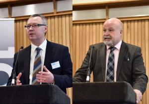Pictured (L-R) AFBI CEO Dr Stanley McDowell and AFBI Chair Mr Colin Coffey. Pictured (L-R) AFBI CEO Dr Stanley McDowell and AFBI Chair Mr Colin Coffey.