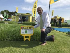 David Johnston (Grass Breeder, AFBI) with one of the newest AFBI varieties Ballintoy David Johnston (Grass Breeder, AFBI) with one of the newest AFBI varieties Ballintoy
