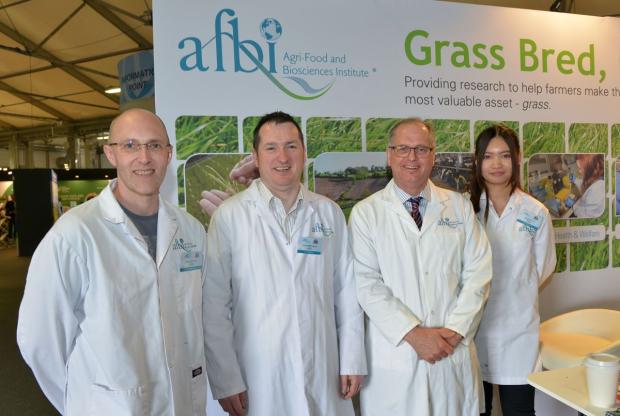 AFBI Food Research Staff on duty at the Balmoral Show AFBI Food Research Staff on duty at the Balmoral Show