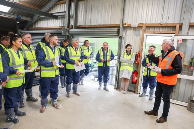 NI Assembly Agriculture, Environment and Rural Affairs Committee members on a Tour of the AFBI Research Farm