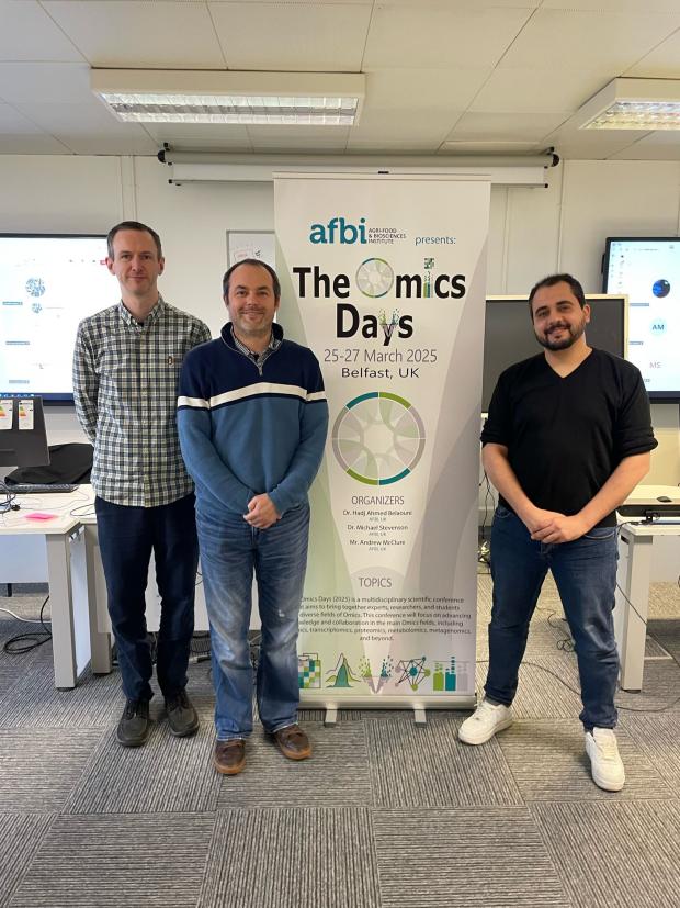 The organising committee (L-R) Dr Michael Stevenson, Mr Andrew McClure and Dr Hadj Ahmed Belaouni The organising committee (L-R) Dr Michael Stevenson, Mr Andrew McClure and Dr Hadj Ahmed Belaouni