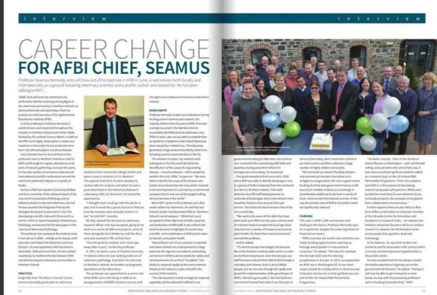 Northern Ireland Veterinary Today - Summer 2016 issue Northern Ireland Veterinary Today - Summer 2016 issue