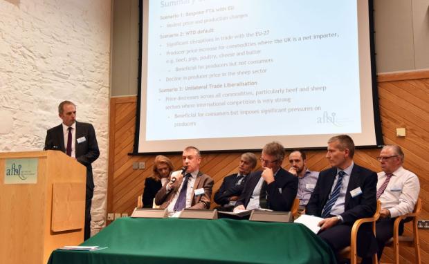 Dr David Wright (Irish Farmers Journal) chairing the discussion. Dr David Wright (Irish Farmers Journal) chairing the discussion.