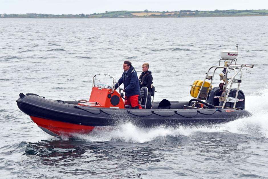 RIB in Lough Neagh RIB in Lough Neagh