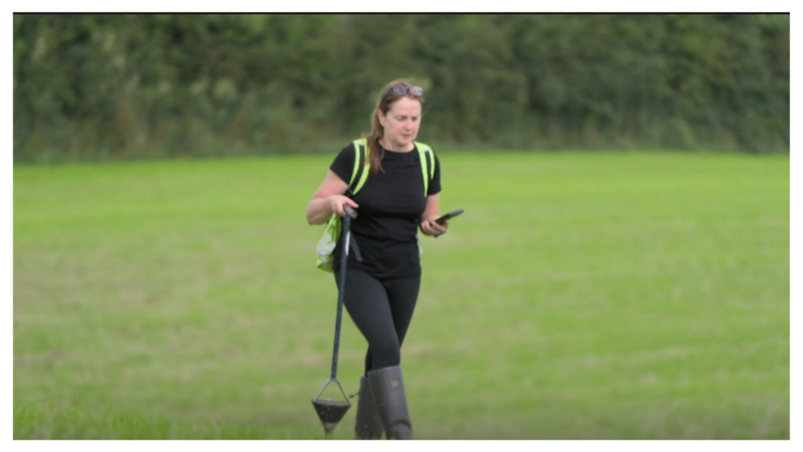 Soil Sampling in Zone 1 SNHS Sampler