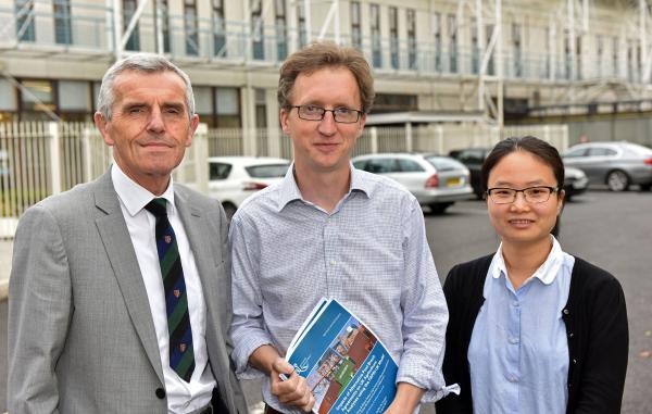 Prof John Davis, Dr Myles Patton and Dr Siyi Feng of AFBI, authors of the report