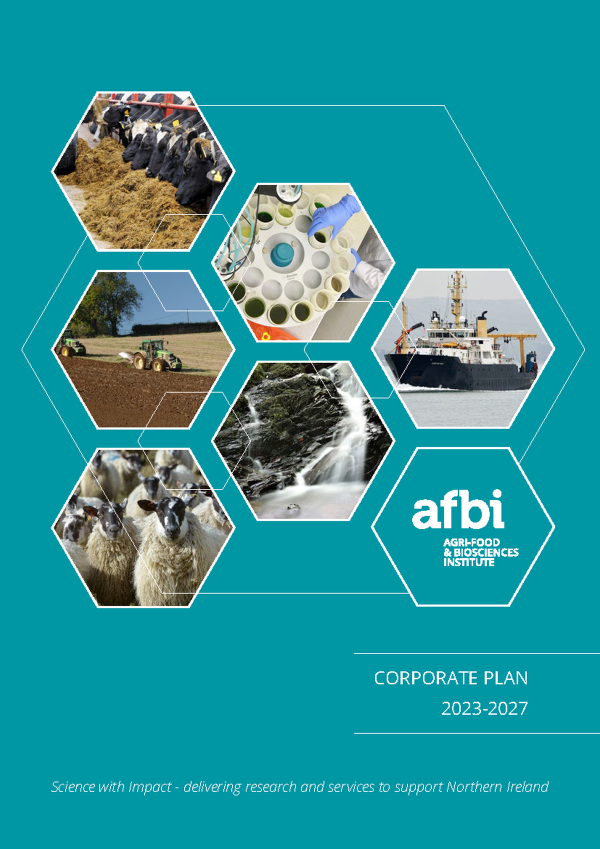 Image of the cover of the Corporate Plan 2023 - 2027