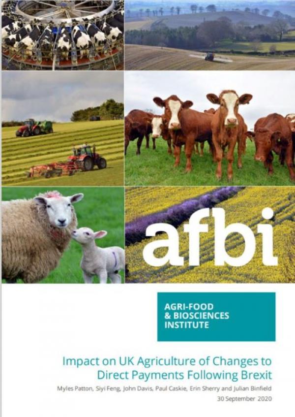 FAPRI-UK report, Agriculture, Economic impact