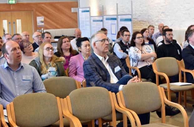 Listening attentively at the AFBI Poultry Seminar