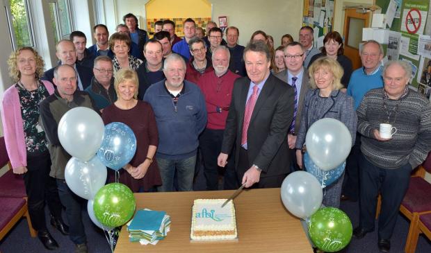 Staff at AFBI Loughgall on Tuesday 5 April 2016
