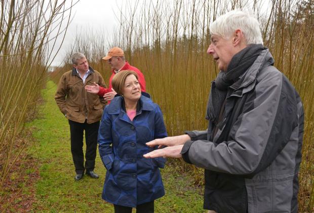 Dr Jill Euken, Deputy Director of the Bioeconomy Institute at Iowa State University with Dr Alistair McCracken (AFBI)