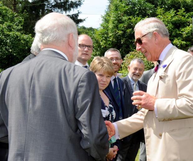 Royal Entomological Society Fellows and staff meeting Prince Charles (Copyright: Paul Nicholls Photography)