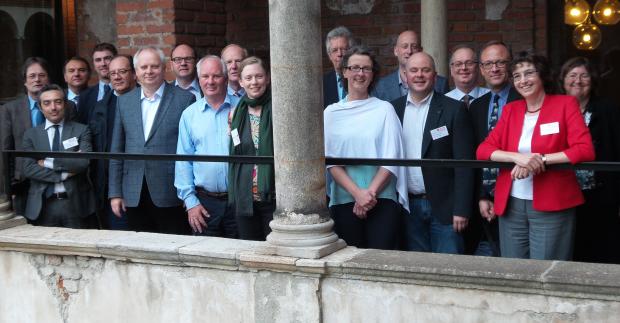 Dr Linda Farmer (second right) with speakers from AFBI, Europe and Australia at a workshop on the eating quality of beef co-organised by AFBI in Milan in 2015.