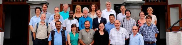 AFBI scientist, Dr Dario Fornara (first from the right in the group picture) during a FAO-LEAP meeting at CATIE (The Tropical Agricultural Research and Higher Education Center) in Costa Rica between 8 and 10 August 2017. 