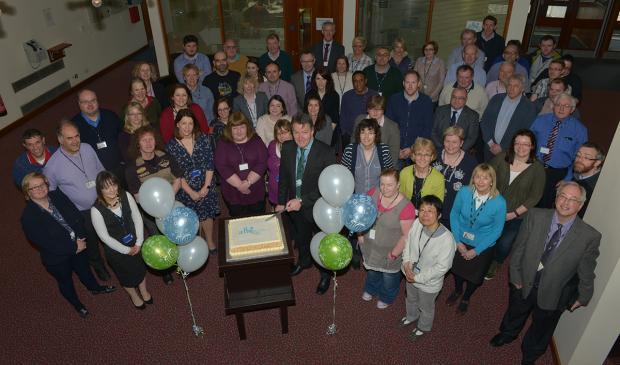 Staff at AFBI Newforge Lane on Wednesday 6 April 2016 Staff at AFBI Newforge Lane on Wednesday 6 April 2016