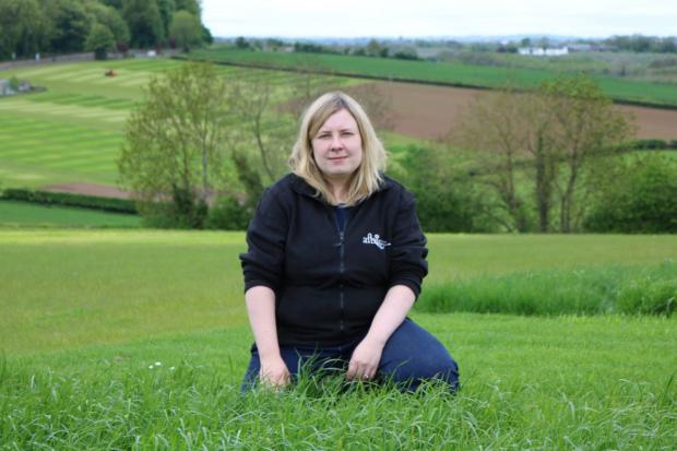 Gillian Young (Grass Breeder, AFBI) at Loughgall, Co. Armagh