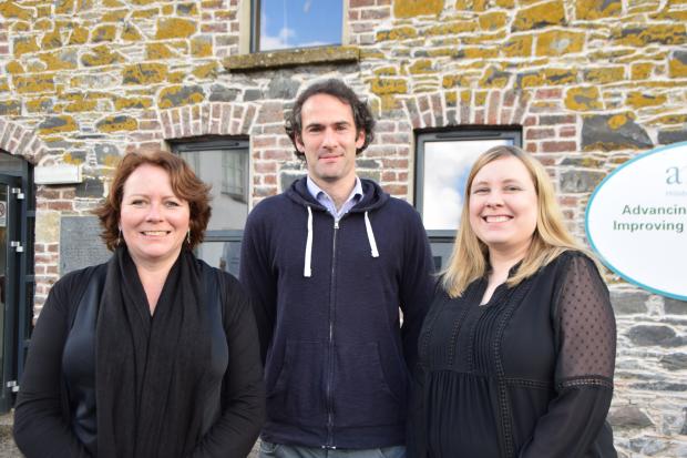 Lisa Black (AFBI), Stephen Kildea (Teagasc) and Gillian Young (AFBI)