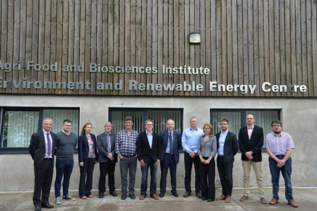 WaterPro project partners at the Project Launch with AFBI Director Dr Sinclair Mayne, Mr Chris Johnston and Dr Donnacha Doody