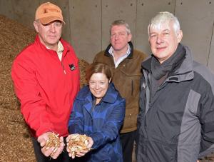 Dr. Jill Euken, Deputy Director of the Bioeconomy Institute (BEI) at Iowa State University (ISU) pictured with her husband Randy (L) who recently visited the Environment and Renewable Energy Centre at AFBI Hillsborough with Dr Chris Johnston and Dr Alista