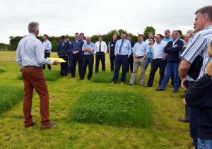 Part of the large group of visitors who attended an Open Day at AFBI Loughgall during the summer