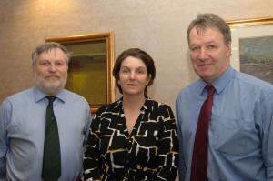 Malcolm Beattie, Chief Executive of Forest Service, Professor Nicola Spence, DEFRA Chief Plant Health Officer, Professor Seamus Kennedy, AFBI CEO