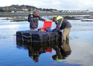 FAEB Scientists deploy new instrumented buoy in Inner Dundrum Bay