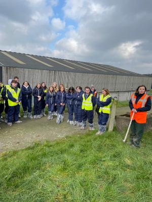 Pupils learn about the importance of efficient grassland management at AFBI Schools Day. 