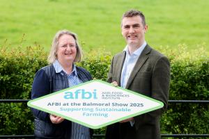 AFBI’s Professor Elizabeth Magowan and Professor Steven Morrison looking ahead to this years Balmoral Show being held at the Eikon Exhibition Centre, Lisburn from 14th – 17th May.
