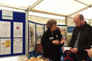 AFBI's Dr Ethel White at the AFBI stand during the NI Potato Festival 2016