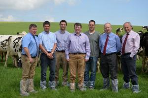 Pictured at the Launch Event for the AFBI Open Day are (L-R) Ian McCluggage (CAFRE), Conrad Ferris (AFBI), Steven Morrison (AFBI), Jason Rankin (AgriSearch), Andrew Dale (AFBI), Sinclair Mayne (AFBI) and David Johnston (Ulster Grassland Society and AFBI).