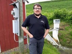 Dr Donnacha Doody visiting the USDA-ARS Mahantango Experimental Watershed in Pennsylvania 