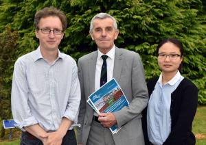 Authors of the AFBI report pictured L-R Dr Myles Patton, Professor John Davis and Dr Siyi Feng
