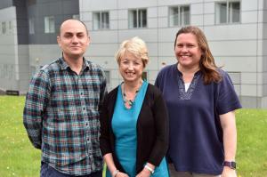 Dr Ken Lemon, Professor Louise Cosby and Dr Victoria Smyth (AFBI)