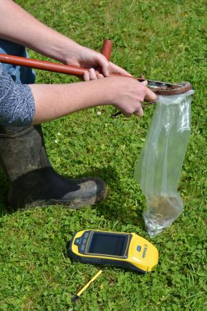 Soil samples will be collected by trained operators using GPS tracking devices, to ensure accuracy of field locations and to record sampling patterns.