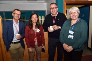 Dirk Theobald, (Community Plant Variety Office), Elena Prats (Spanish National Research Council), Preben Klarskov Hansen (Tystoftefonden) and Lisa Black (AFBI, Crossnacreevy).