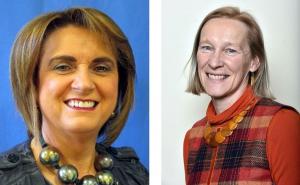 Roberta Brownlee (pictured left) and Kate Burns (pictured right) who were appointed to the AFBI Board in December 2017