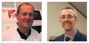 Pictured L-R: Dr Colin Fleming and Dr Archie Murchie