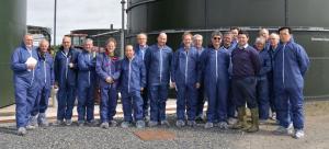 IEA Bioenergy technical visit to ABFI’s anaerobic digester. 