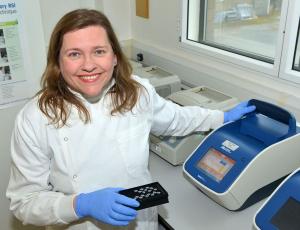 Vic Smyth, Senior Scientific Officer in AFBI