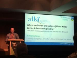 Dr Byrne at the Buiatrics Congress