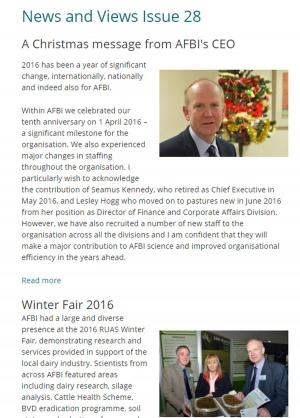 News and Views Issue 28 News and Views issue 28