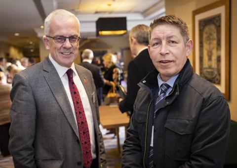 John Henning (AgriSearch) and Rodney Brown (Danske Bank)