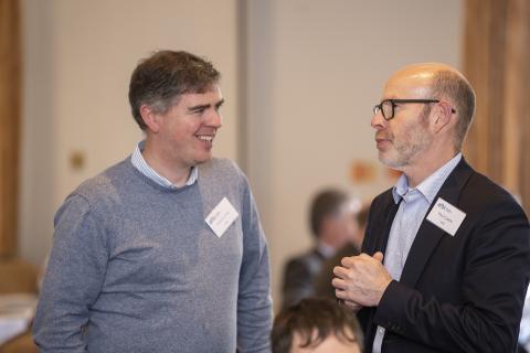 Dr Francis Lively (Livestock and Production Sciences Branch) and Dr Paul Caskie (Head of Economics Research Branch)